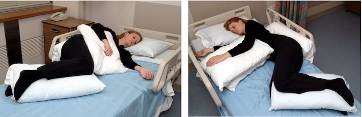 Hình các tư thế nằm đúng