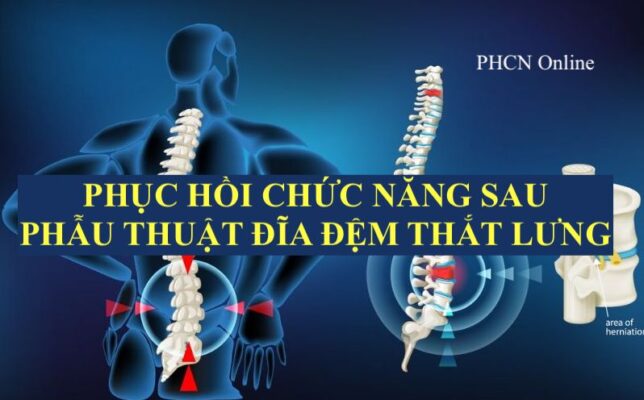 PHỤC HỒI CHỨC NĂNG SAU PHẪU THUẬT ĐĨA ĐỆM THẮT LƯNG